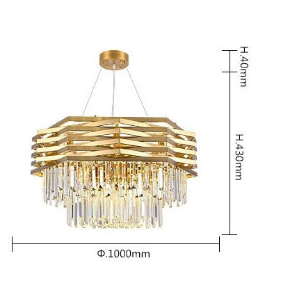 Modern Crystal Hanging Chandeliers Fixture