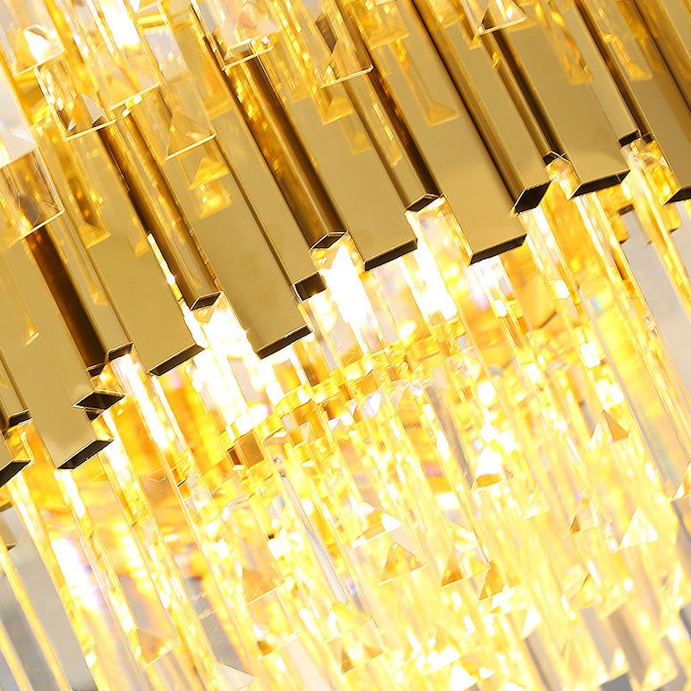 Modern Luxury Gold Crystal Lustre