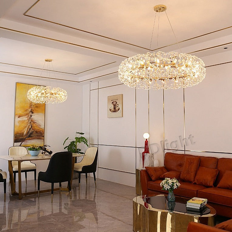 Gold Luxury Circular Chandelier