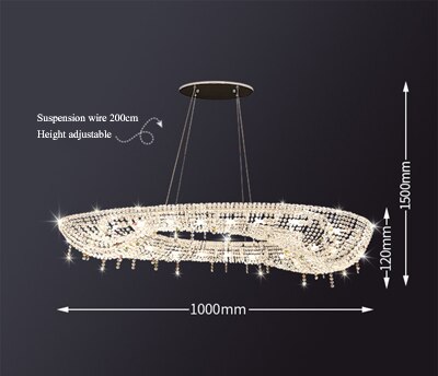 Luxury Villa LED Crystal Chandelier