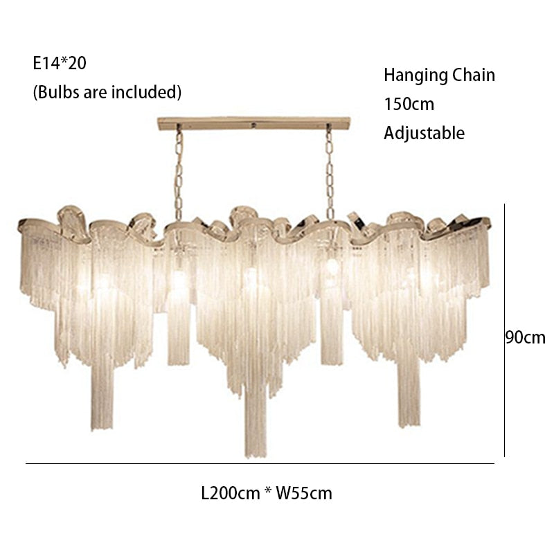 Tassels Large Chandelier