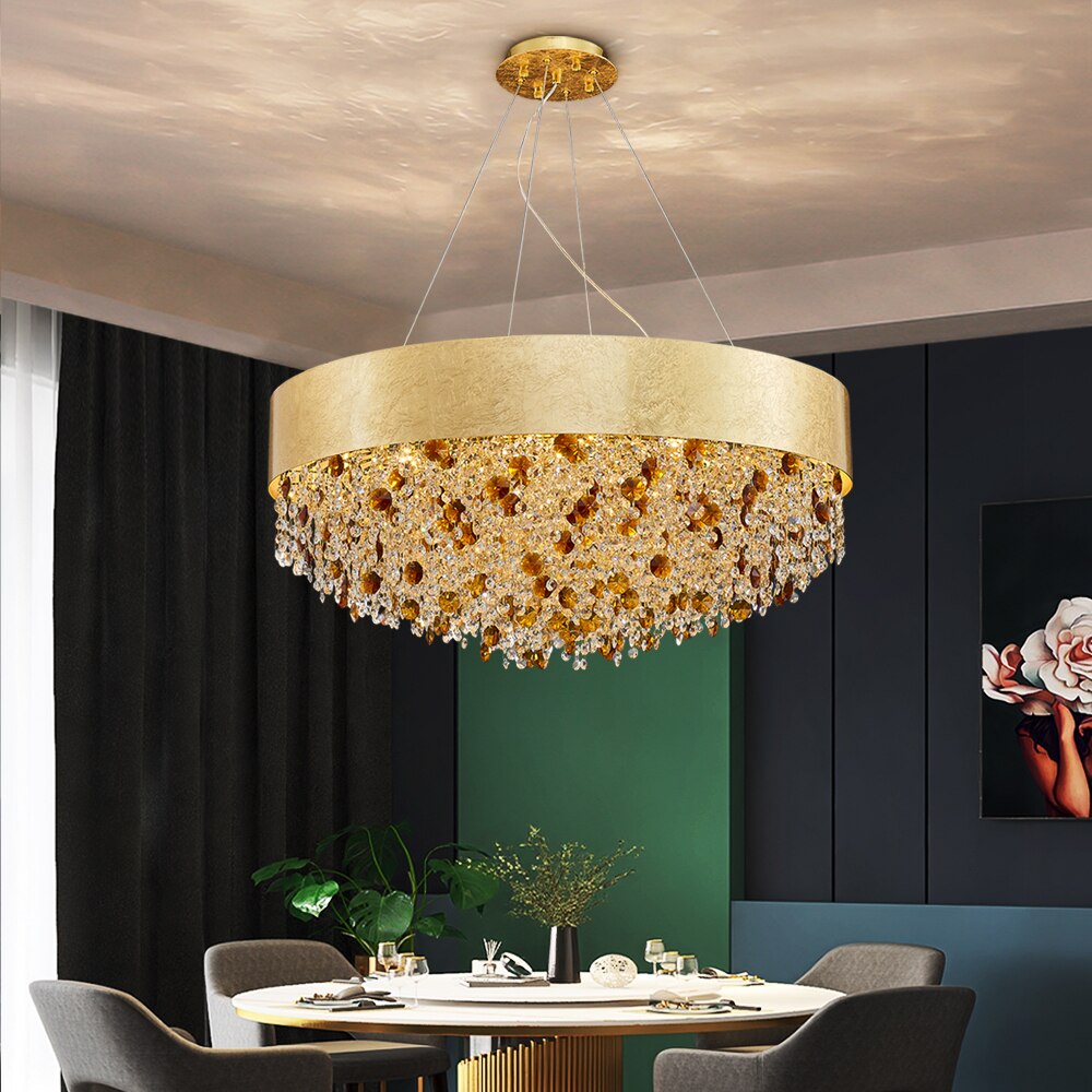 Creative Crystal Chandelier Modern Living Room Lighting New Design LED