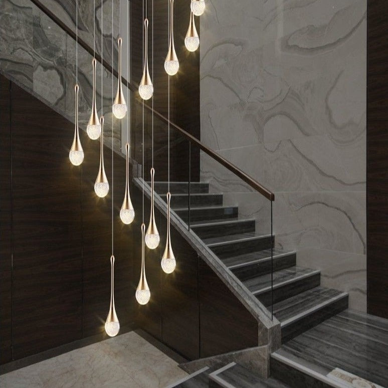 Luxury Long Hanging Staircase Chandelier