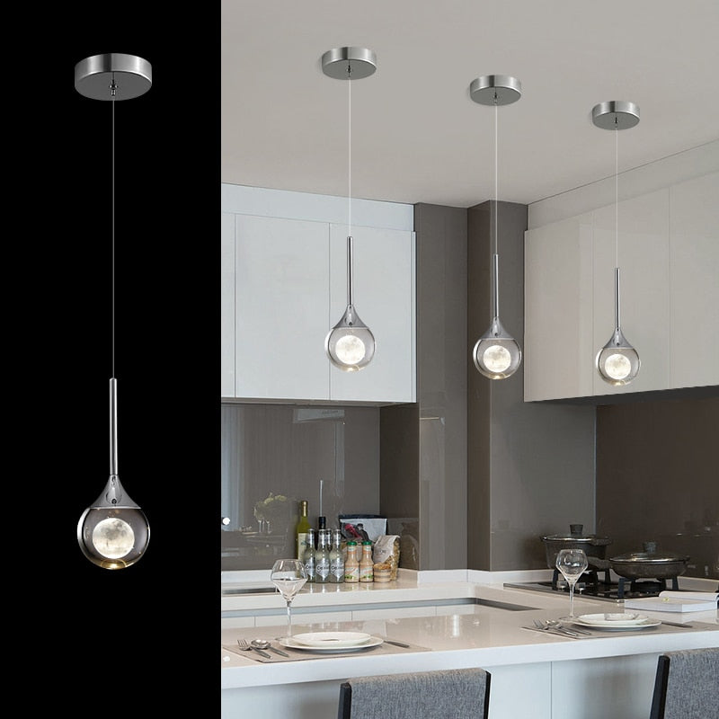 Moon Shape Pendant Light