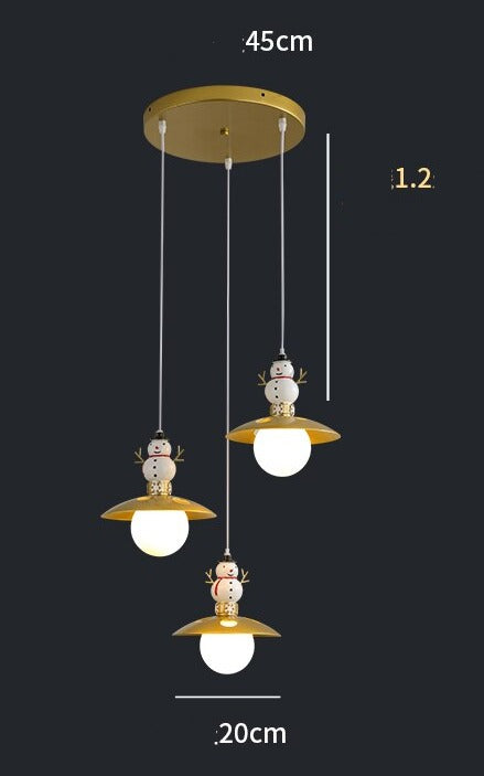 Nordic Kids Room Toys Figurine Pendant Lights