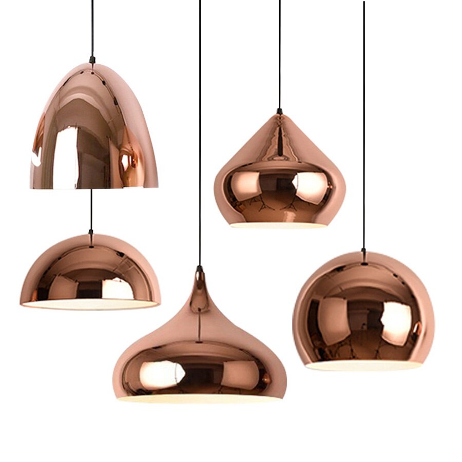 Luxury Rose Gold Pendant Light