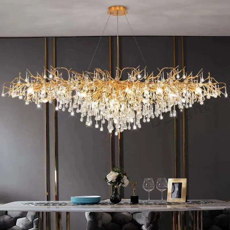 Unique Luxury Crystal Ceiling Chandelier