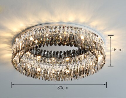 High-End Round Ceiling Chandelier