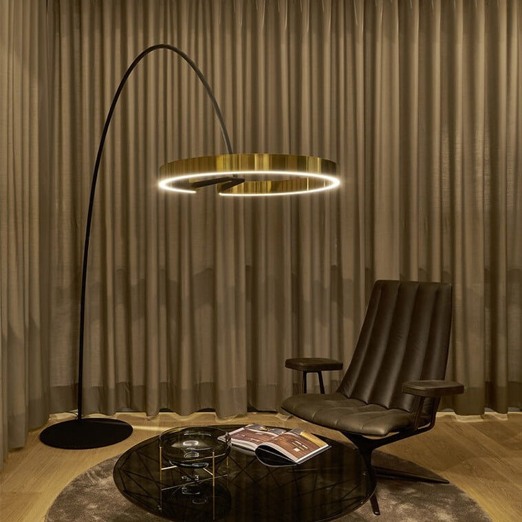 LED Light Round Rings Style Floor Lamp