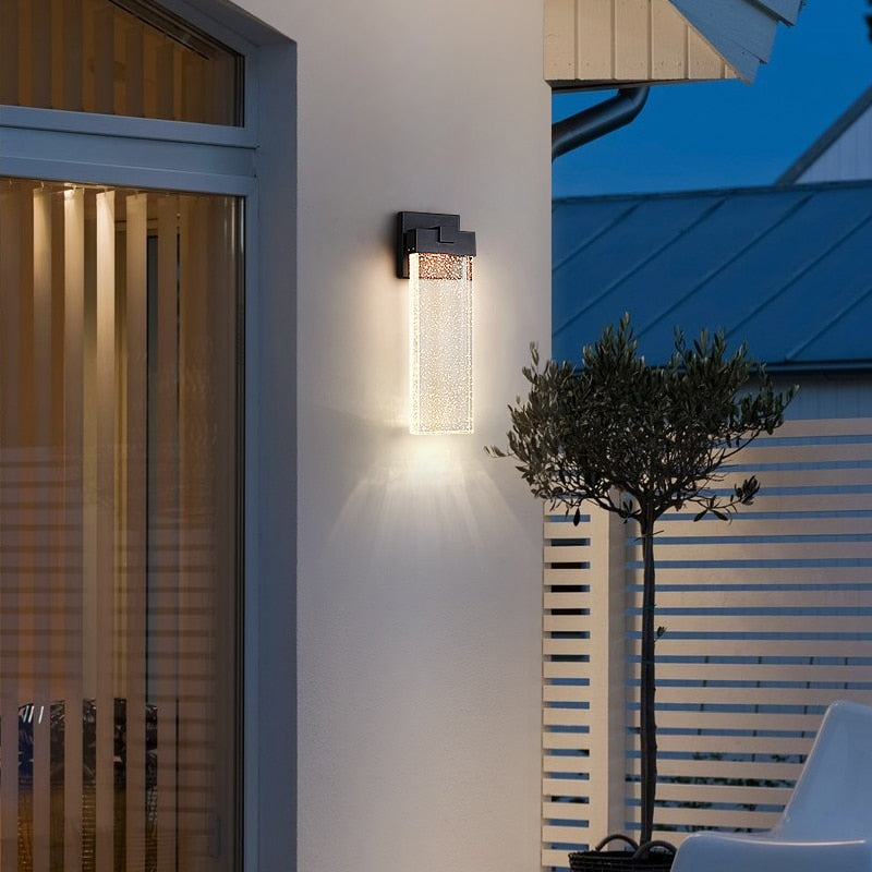 Outdoor Crystal Wall Lamp