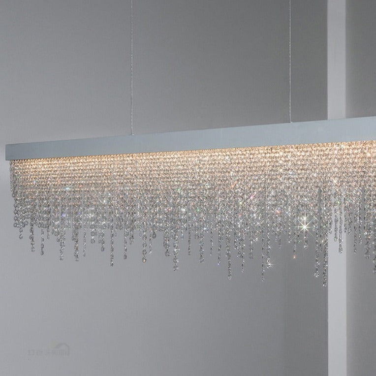 Rectangle Modern Crystal Chandelier