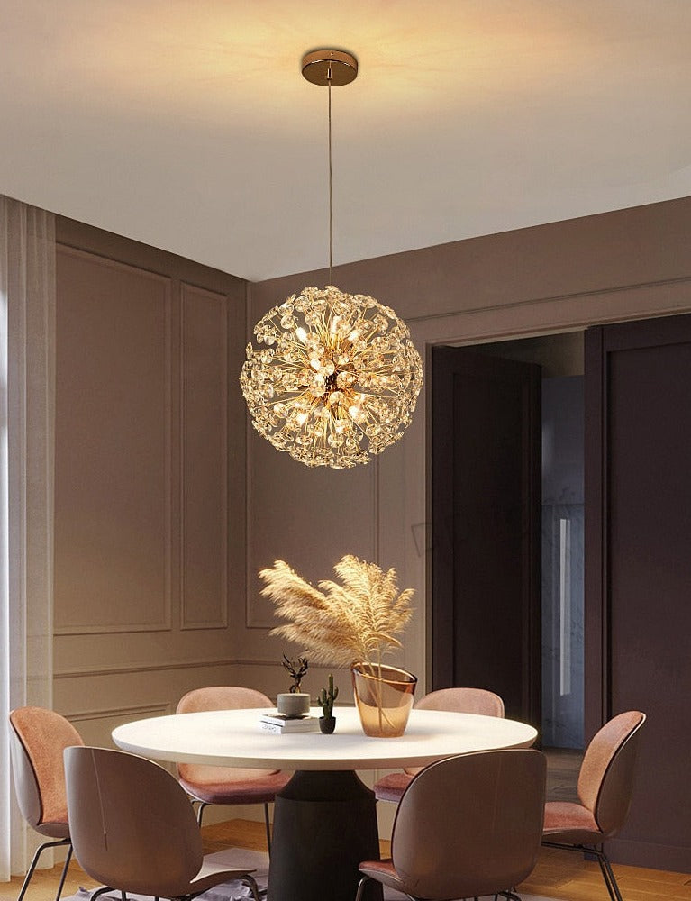 Modern Luxury Ball Crystal Hanging Light