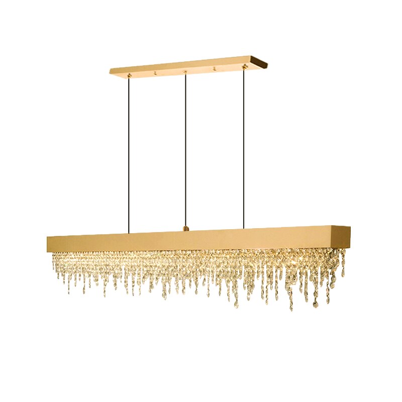 Rectangle Modern Crystal Chandelier