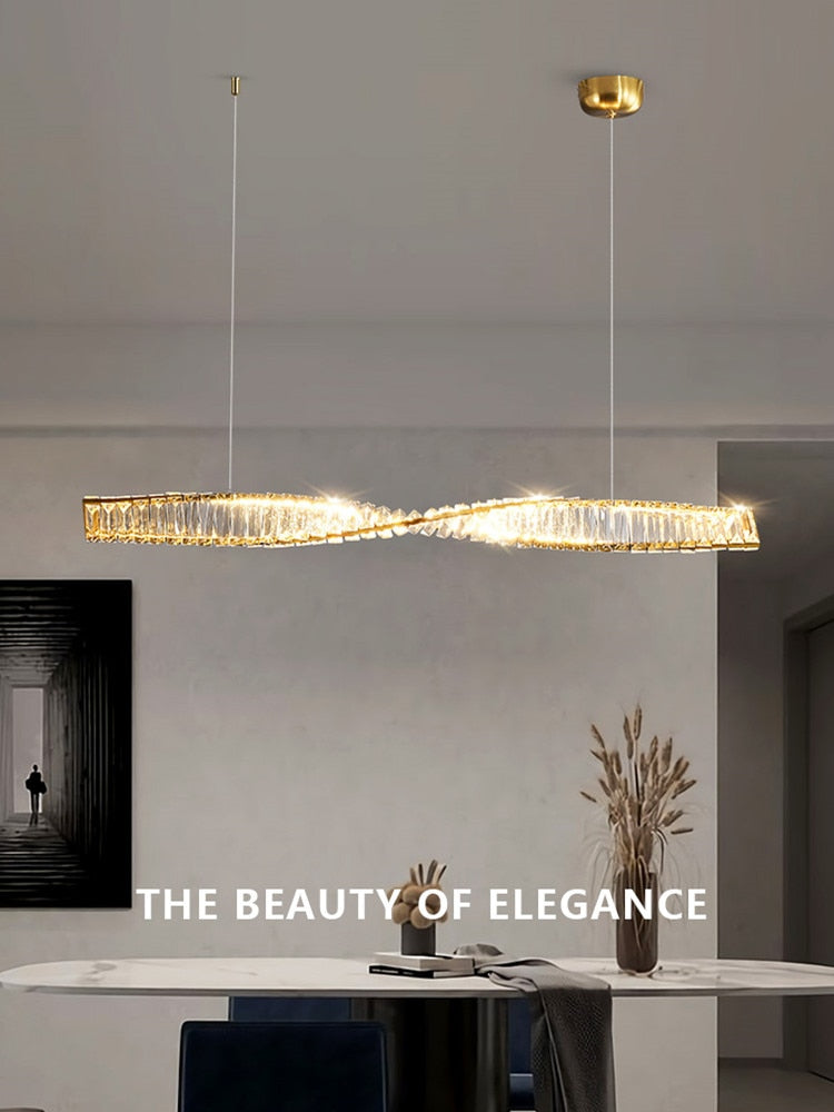 One Spiral Luxury Chandelier