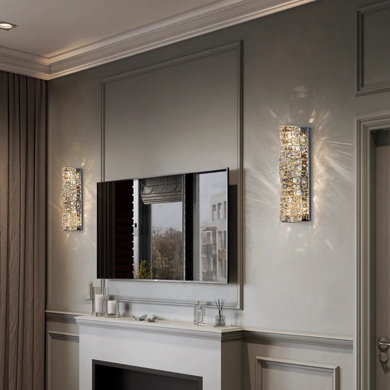 Modern Luxury Crystal Wall Lamp