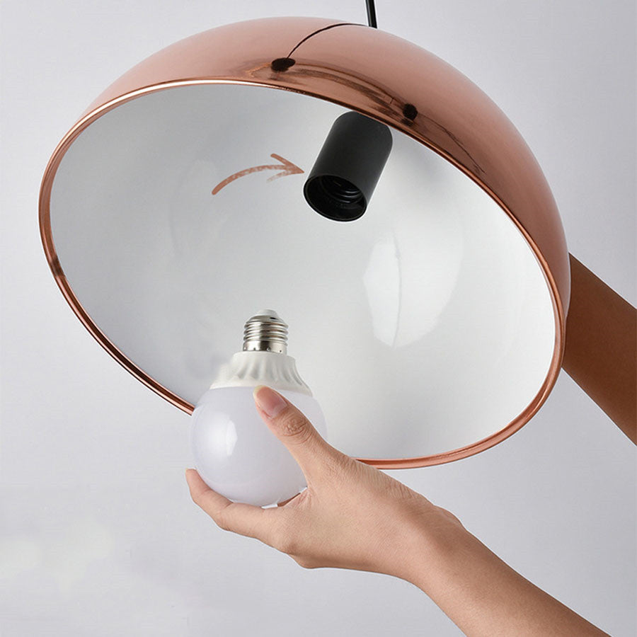 Luxury Rose Gold Pendant Light