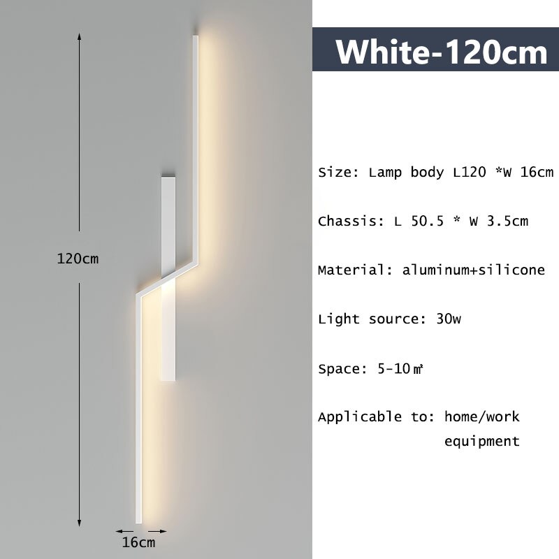 Minimalist Line Strip Wall Lamp