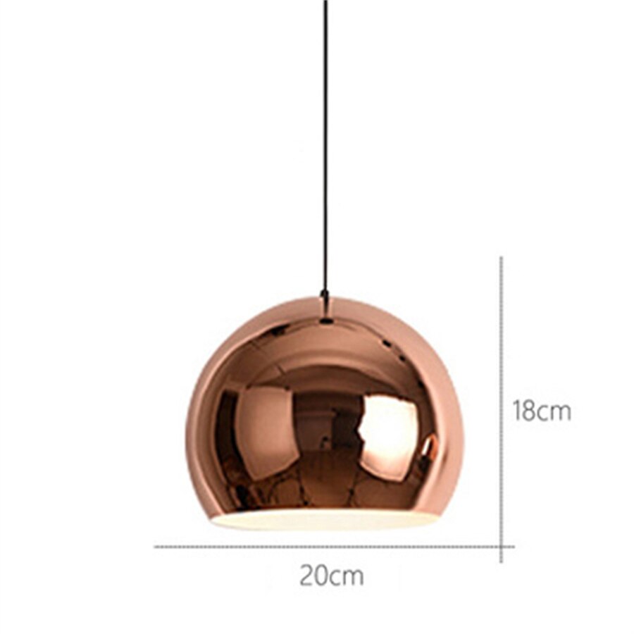 Luxury Rose Gold Pendant Light