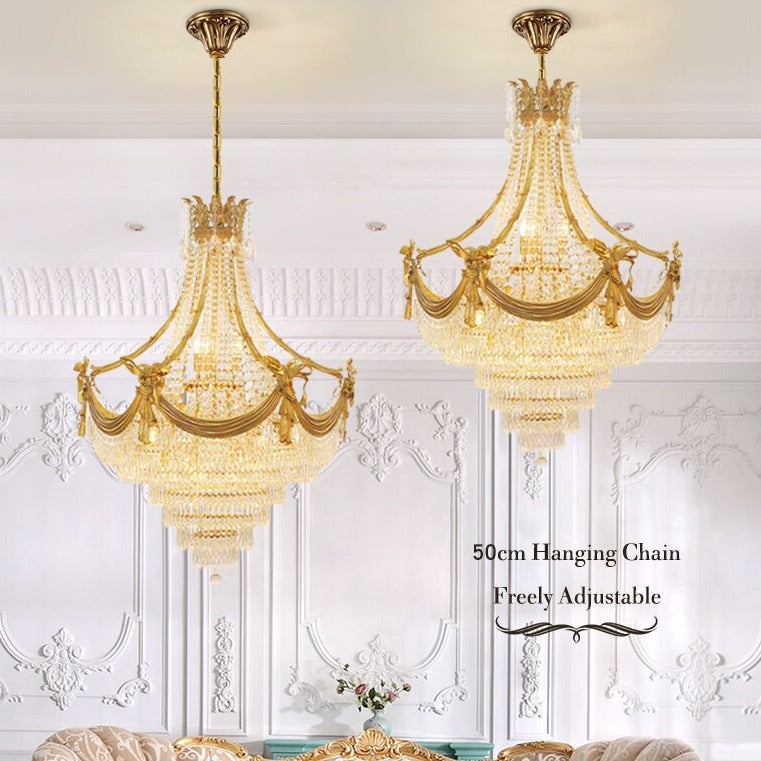 Crown Shape Crystal Chandelier