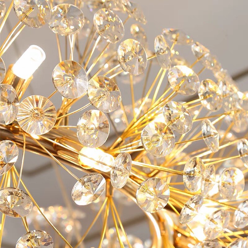 Modern Luxury Ball Crystal Hanging Light