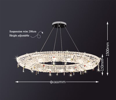 Luxury Villa LED Crystal Chandelier