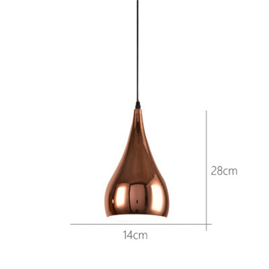 Luxury Rose Gold Pendant Light