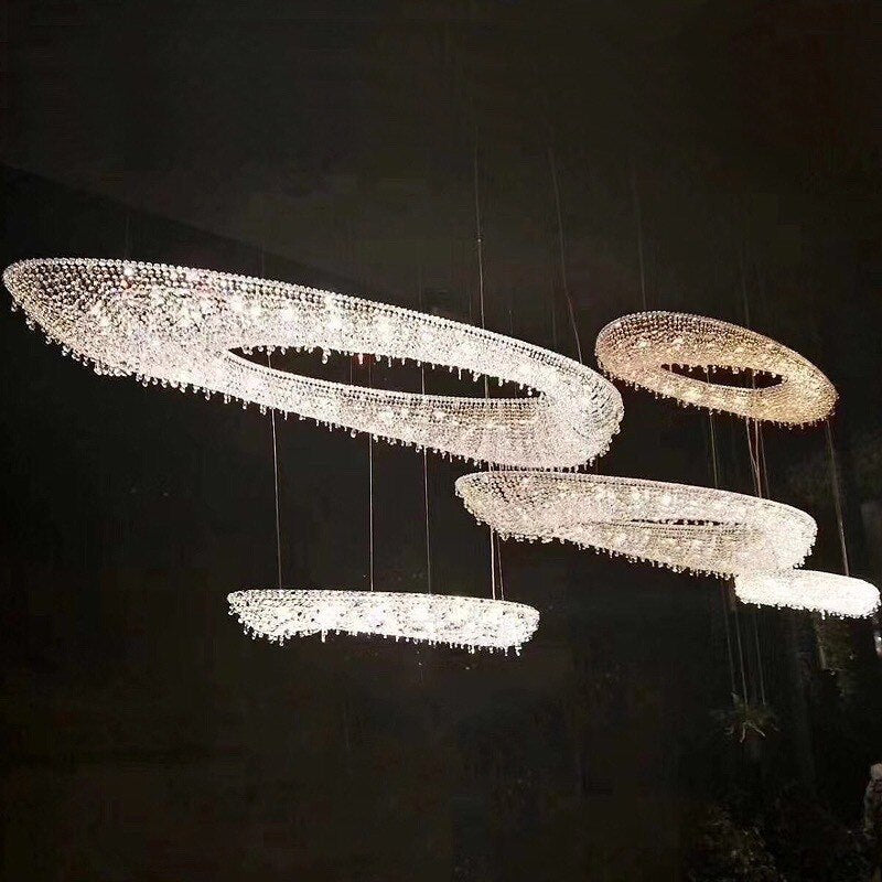 Luxury Villa LED Crystal Chandelier