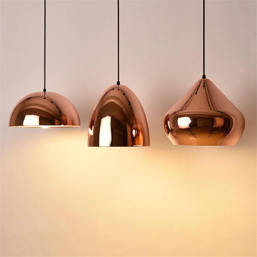 Luxury Rose Gold Pendant Light