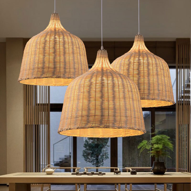 Chinese Style Weaving Hanging Lamps