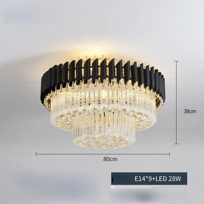 Round Crystal Designer Ceiling Chandelier