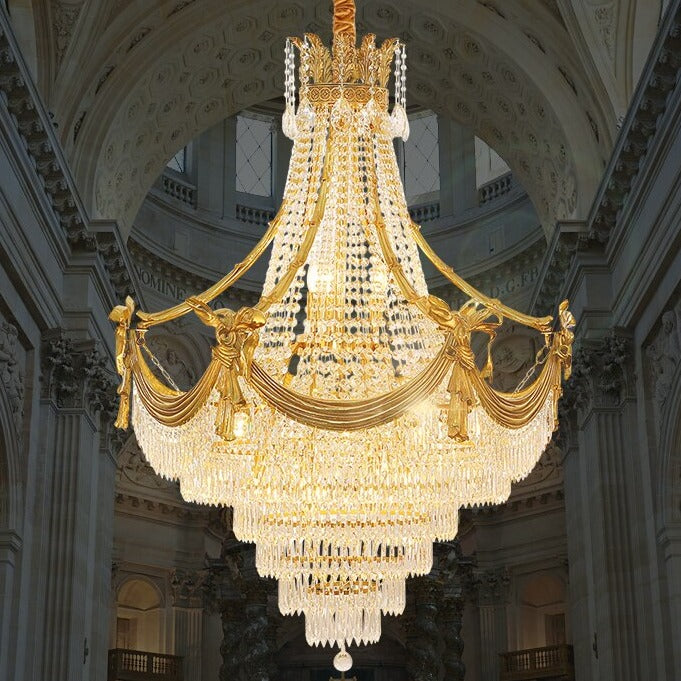 Crown Shape Crystal Chandelier