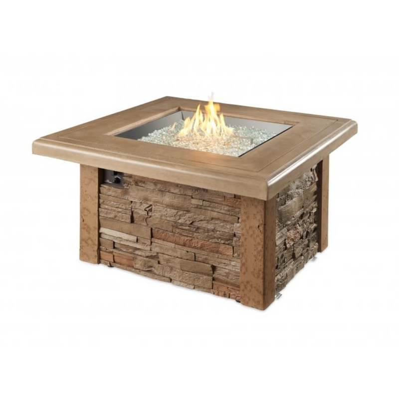 The Outdoor Greatroom Company Sierra Square Gas Fire Pit Table (SIERRA-2424-M-K)