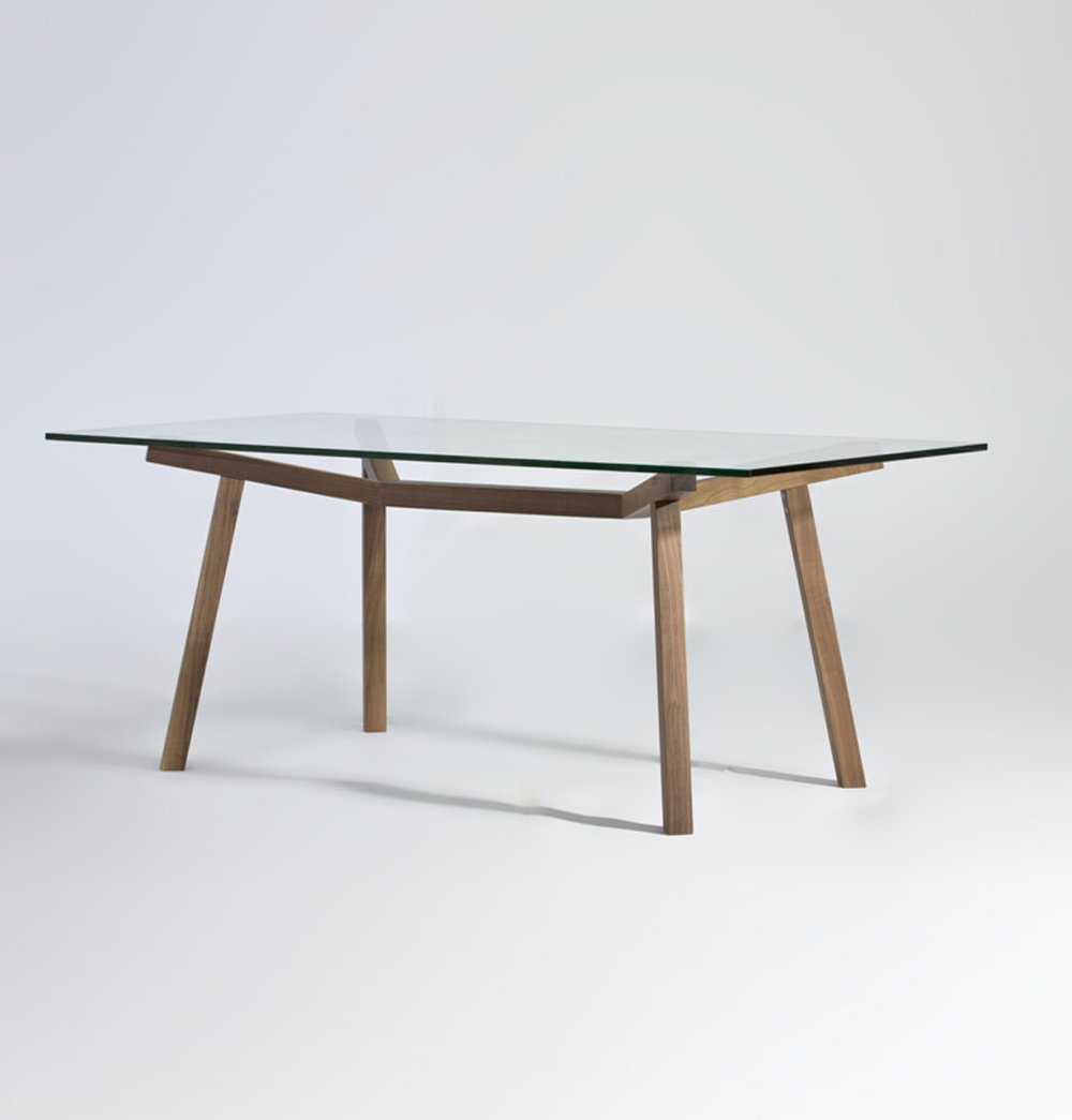 Brooklynn - Glass Top Dining Table