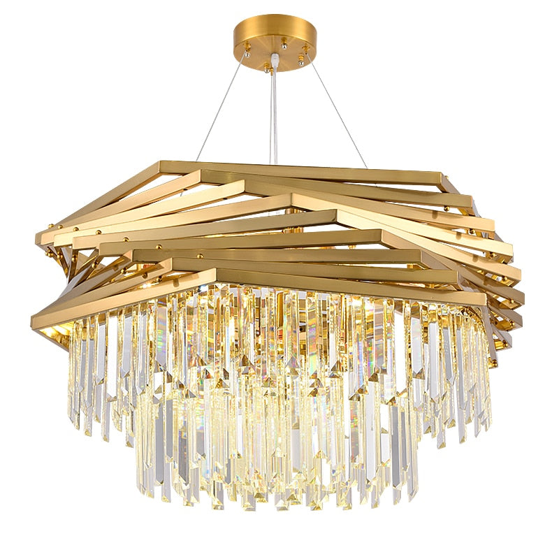 Modern Crystal Hanging Chandeliers Fixture