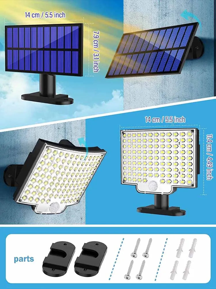 Outdoor Waterproof 106 LED Solar Light