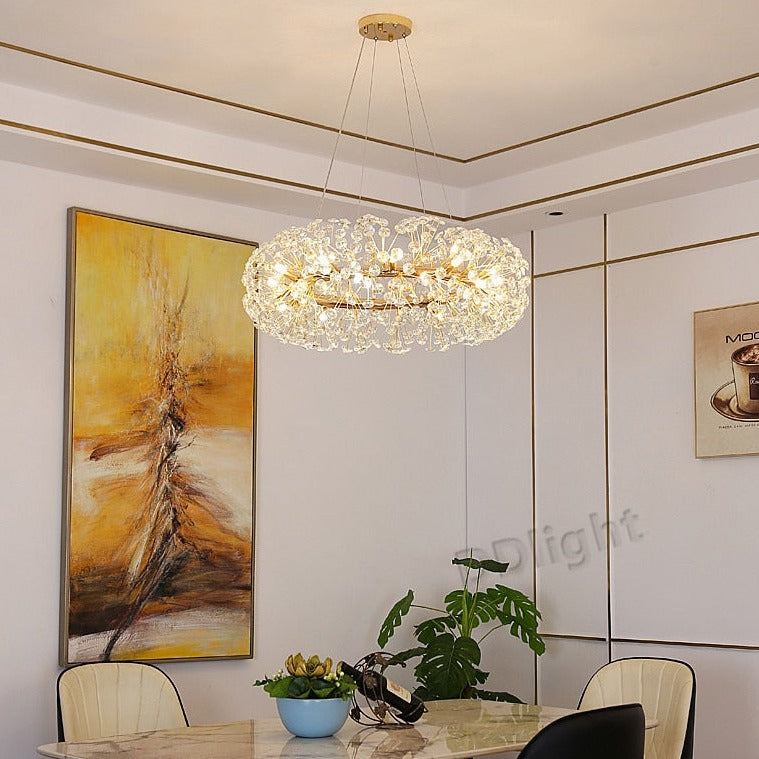 Gold Luxury Circular Chandelier