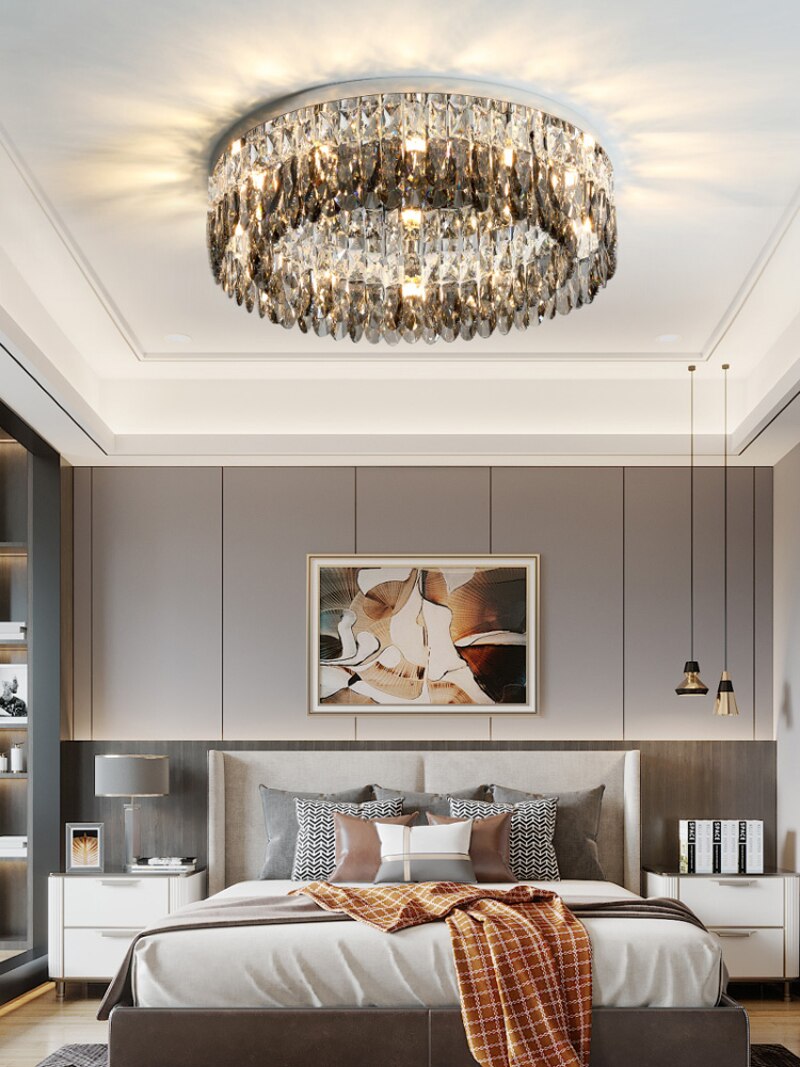 High-End Round Ceiling Chandelier