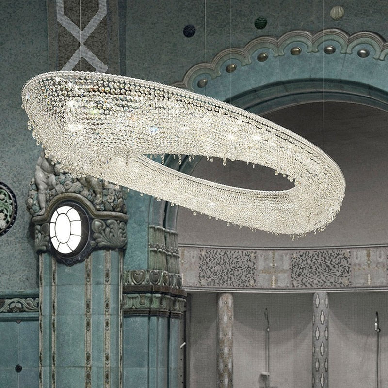 Luxury Villa LED Crystal Chandelier