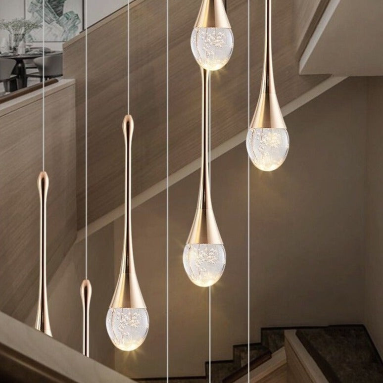 Luxury Long Hanging Staircase Chandelier