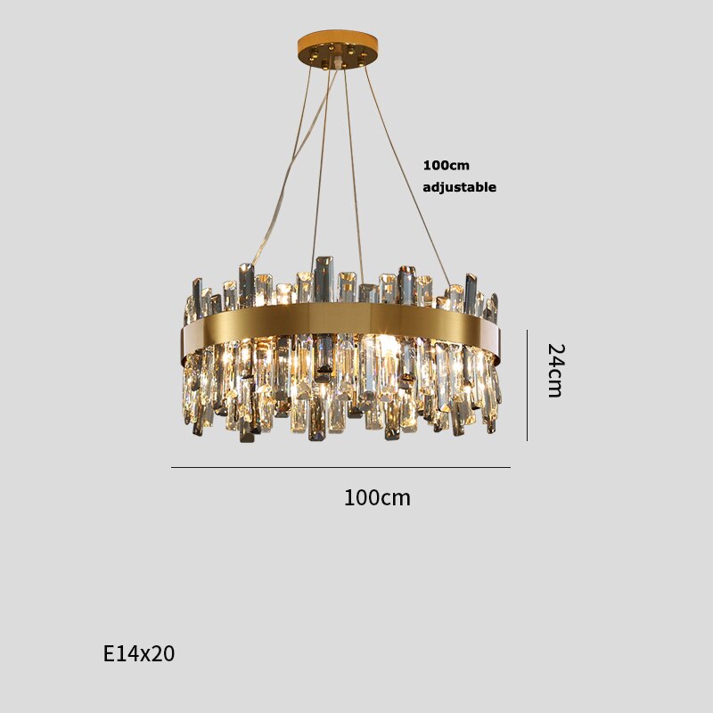 Crystal Round Designer Chandelier