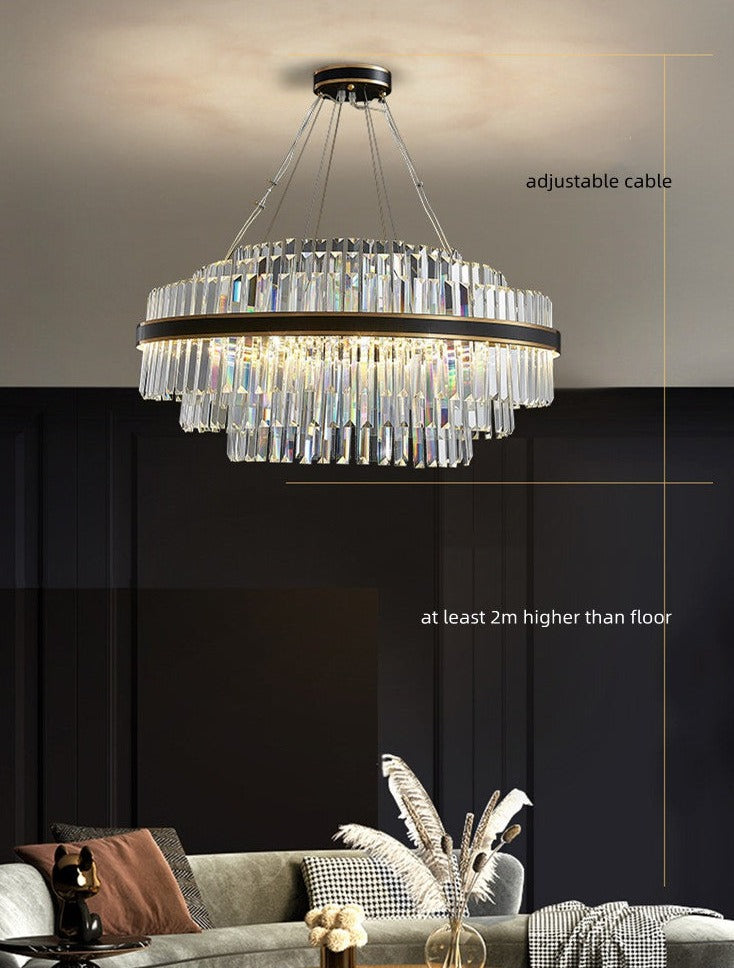 Modern Luxury Decor Crystal Lustre