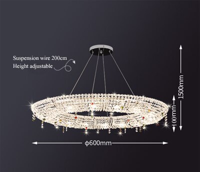 Luxury Villa LED Crystal Chandelier