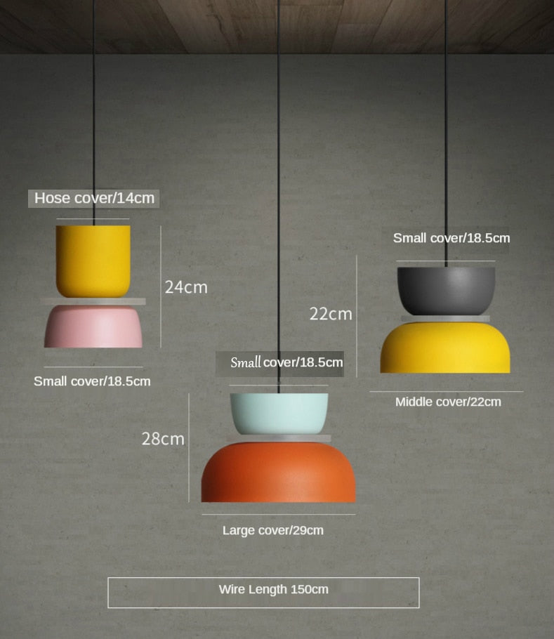 Nordic Macaron Decor Pendant Lights