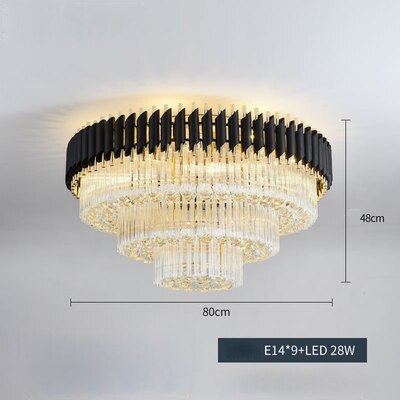 Round Crystal Designer Ceiling Chandelier