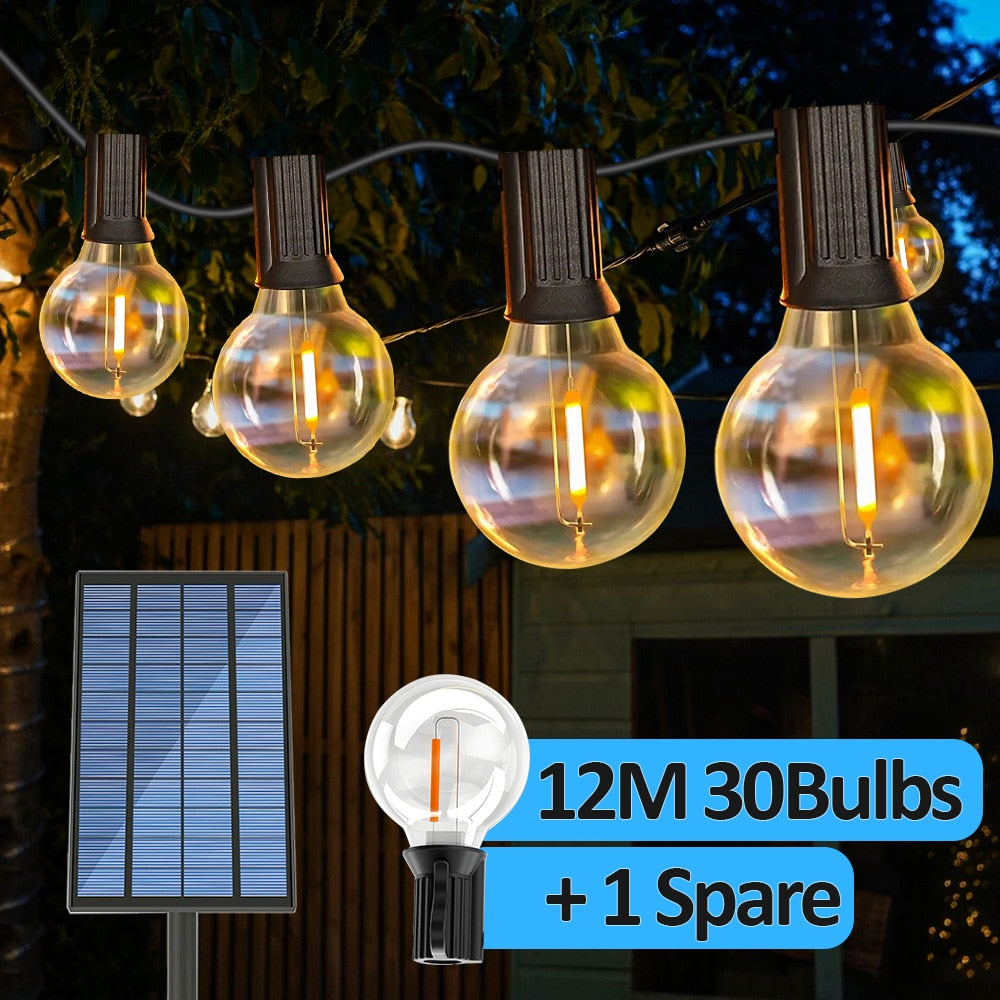 The Solar String Outdoor Lights