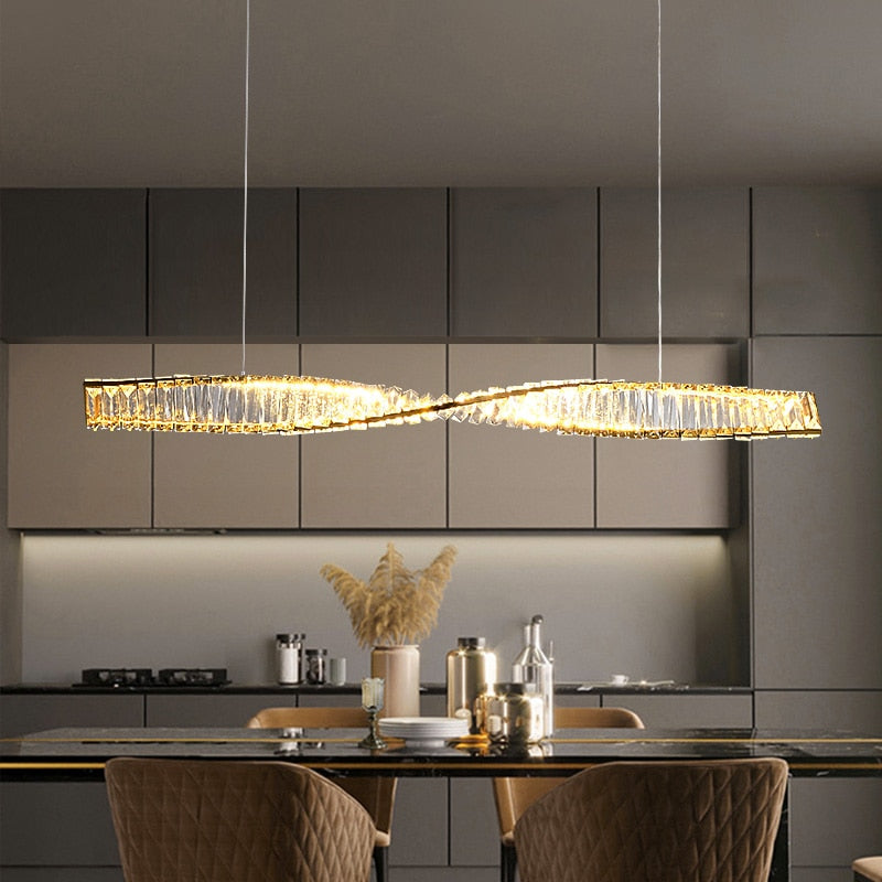 One Spiral Luxury Chandelier