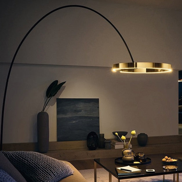 LED Light Round Rings Style Floor Lamp