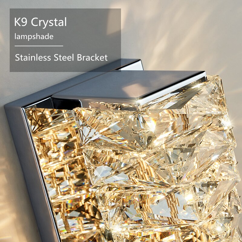 Modern Luxury Crystal Wall Lamp