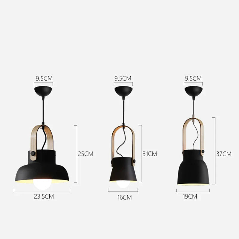 Nordic Loft LED Iron Pendant Lights