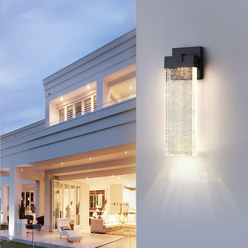 Outdoor Crystal Wall Lamp